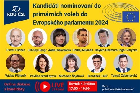 volby do evropského parlamentu 2024 kandidáti